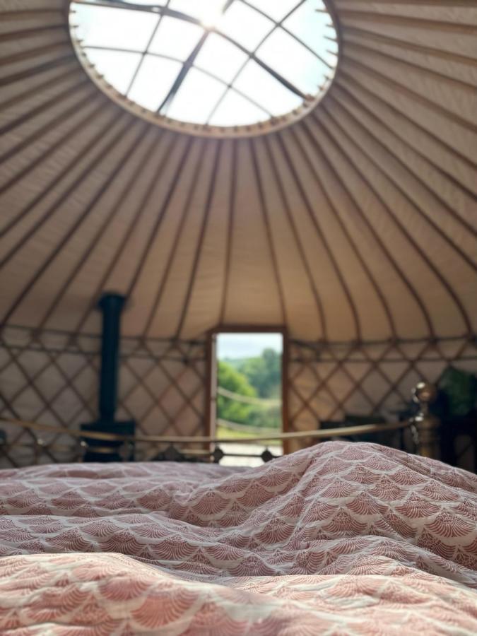 Bracken Yurt At Walnut Farm Glamping Hotel Netherbury Bagian luar foto